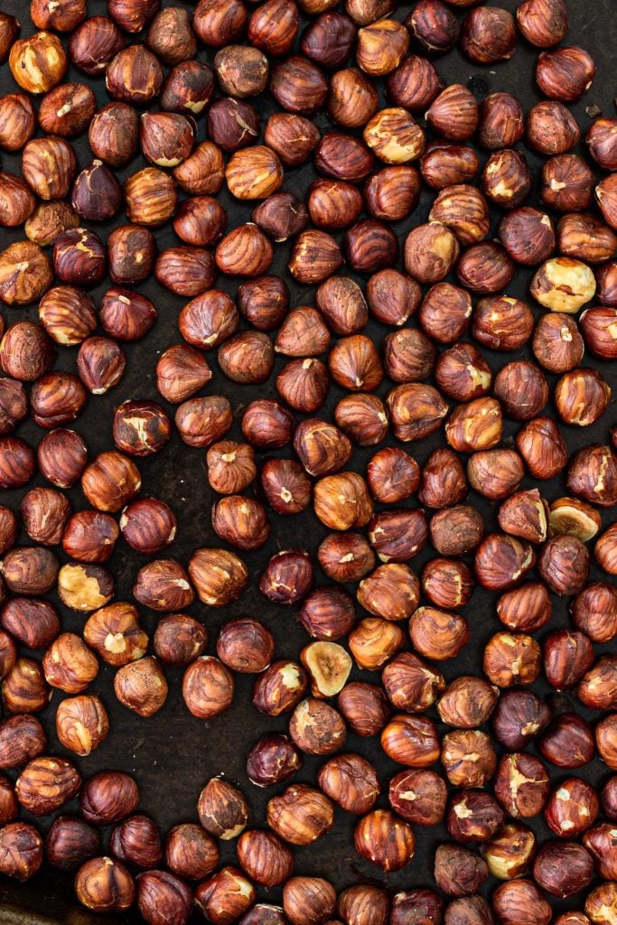 Toasted hazelnuts