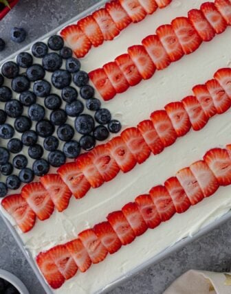 American Flag Cake