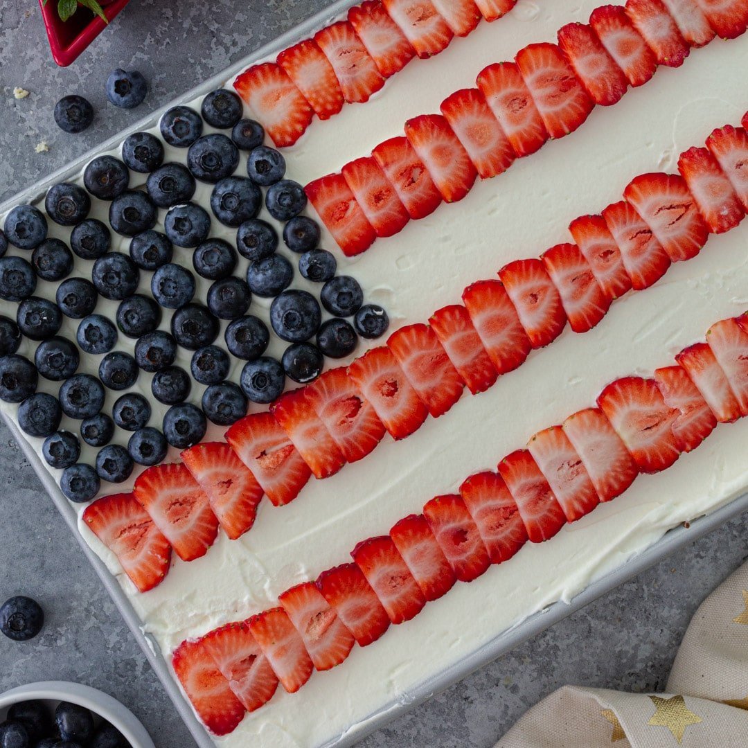 American Flag Cake