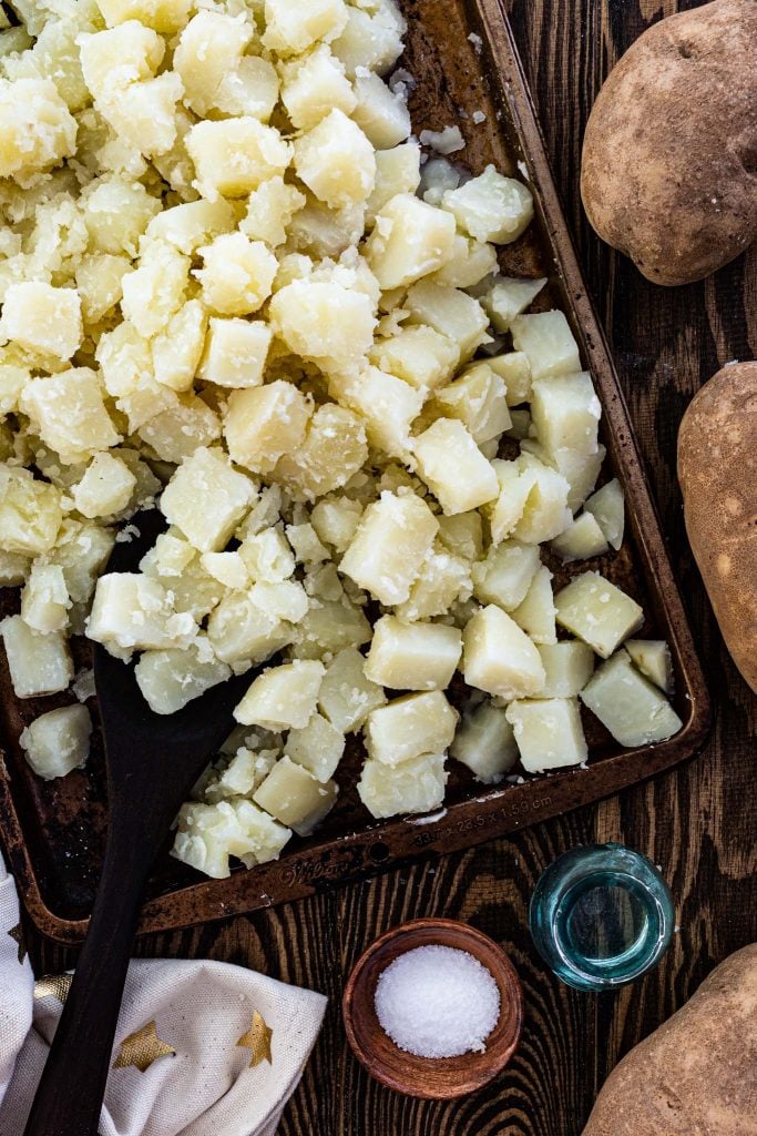 Seasoning potatoes is the secret for the best potato salad