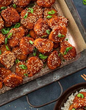 Honey Garlic Glazed Chicken Nuggets