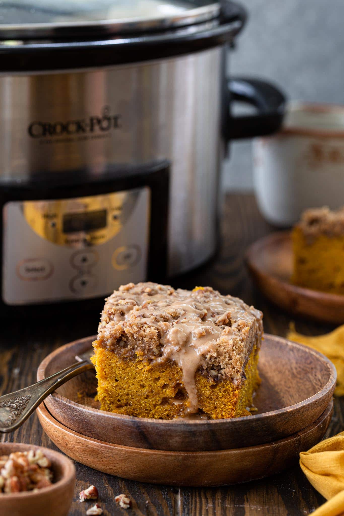 Slow Cooker Pumpkin Coffee Cake Olivia's Cuisine