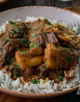 Short Rib Stew with Yuca (Vaca Atolada)