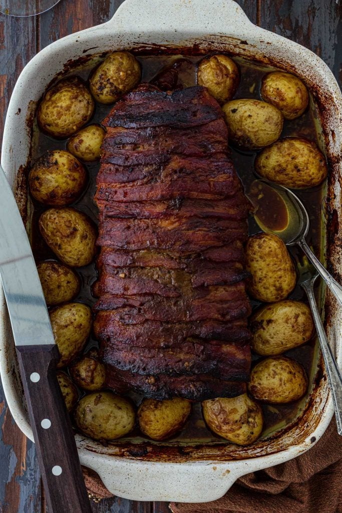 Roasted pork with potatoes