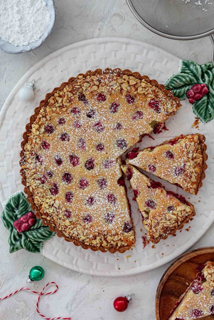 A large tart to share.