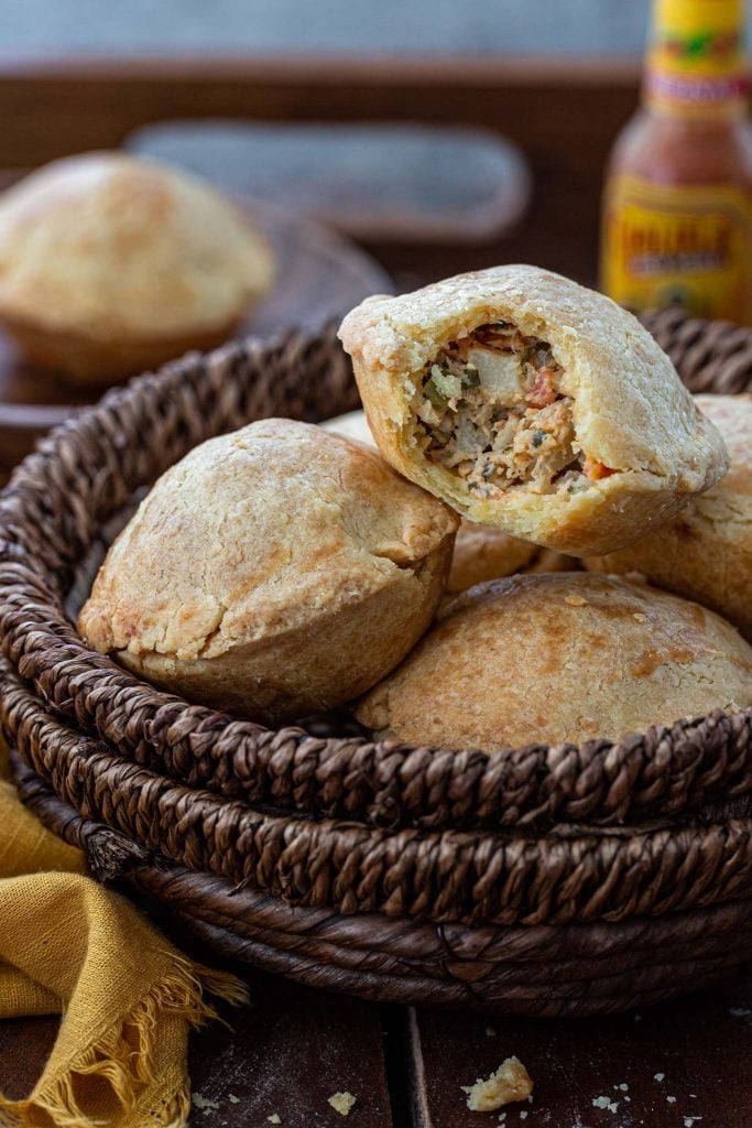 Savory hearts of palm hand pies