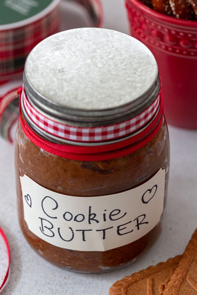 Biscoff spread.