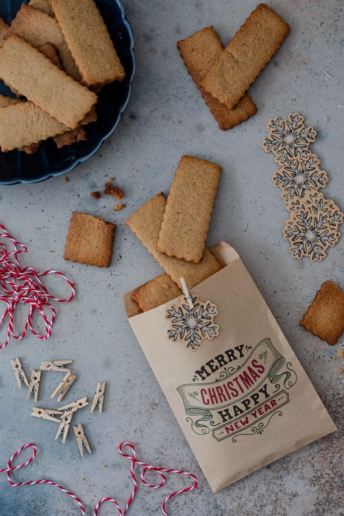 A batch of spiced speculoos cookies.