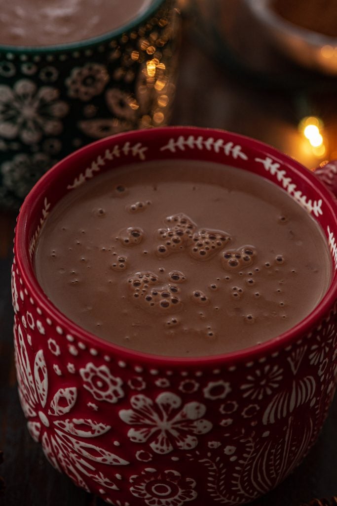 Silky hot chocolate