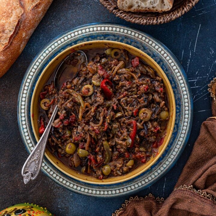 Eggplant Caponata Antipasto Recipe Olivia's Cuisine