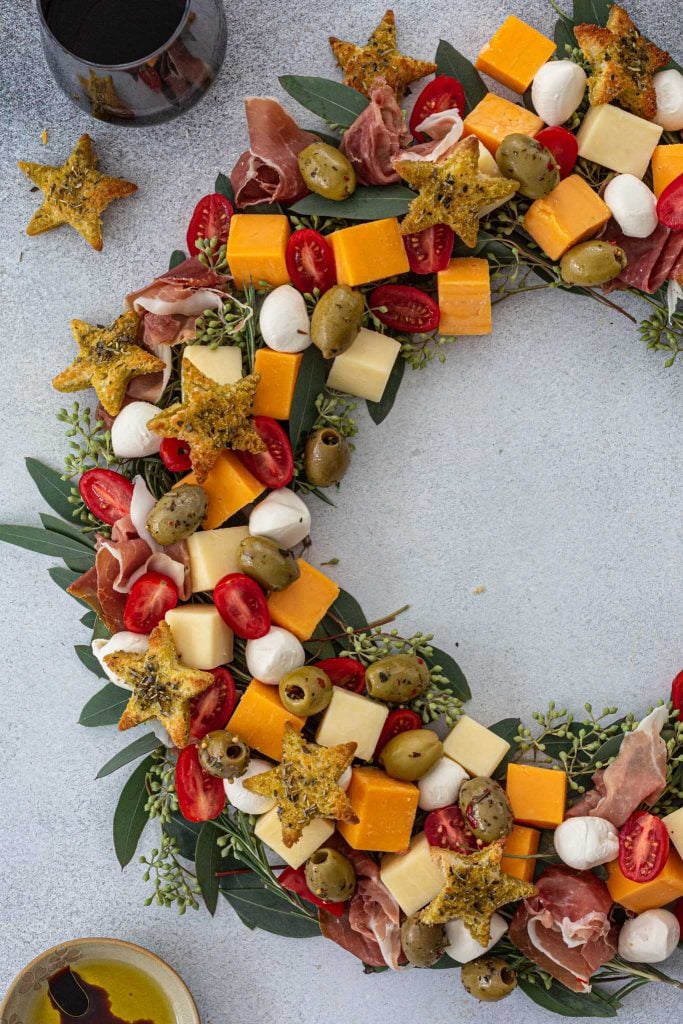 Christmas Wreath Cheeseboard - Olivia's Cuisine