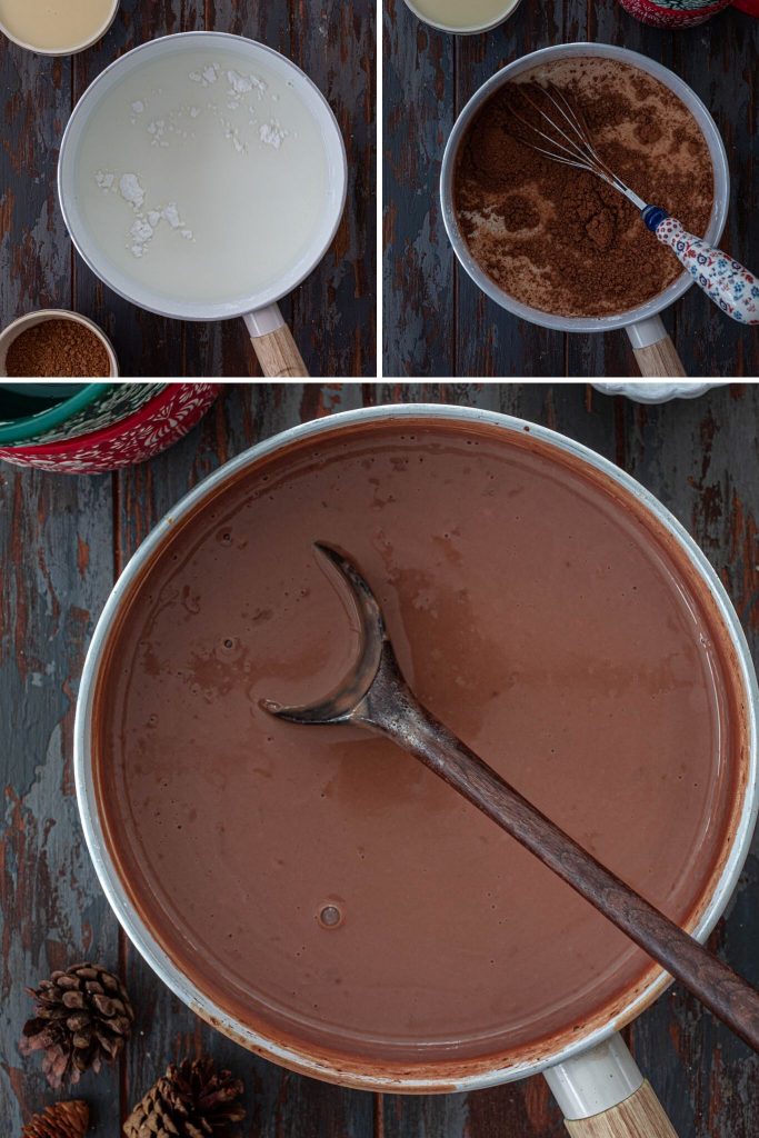 How to make chocolate quente.