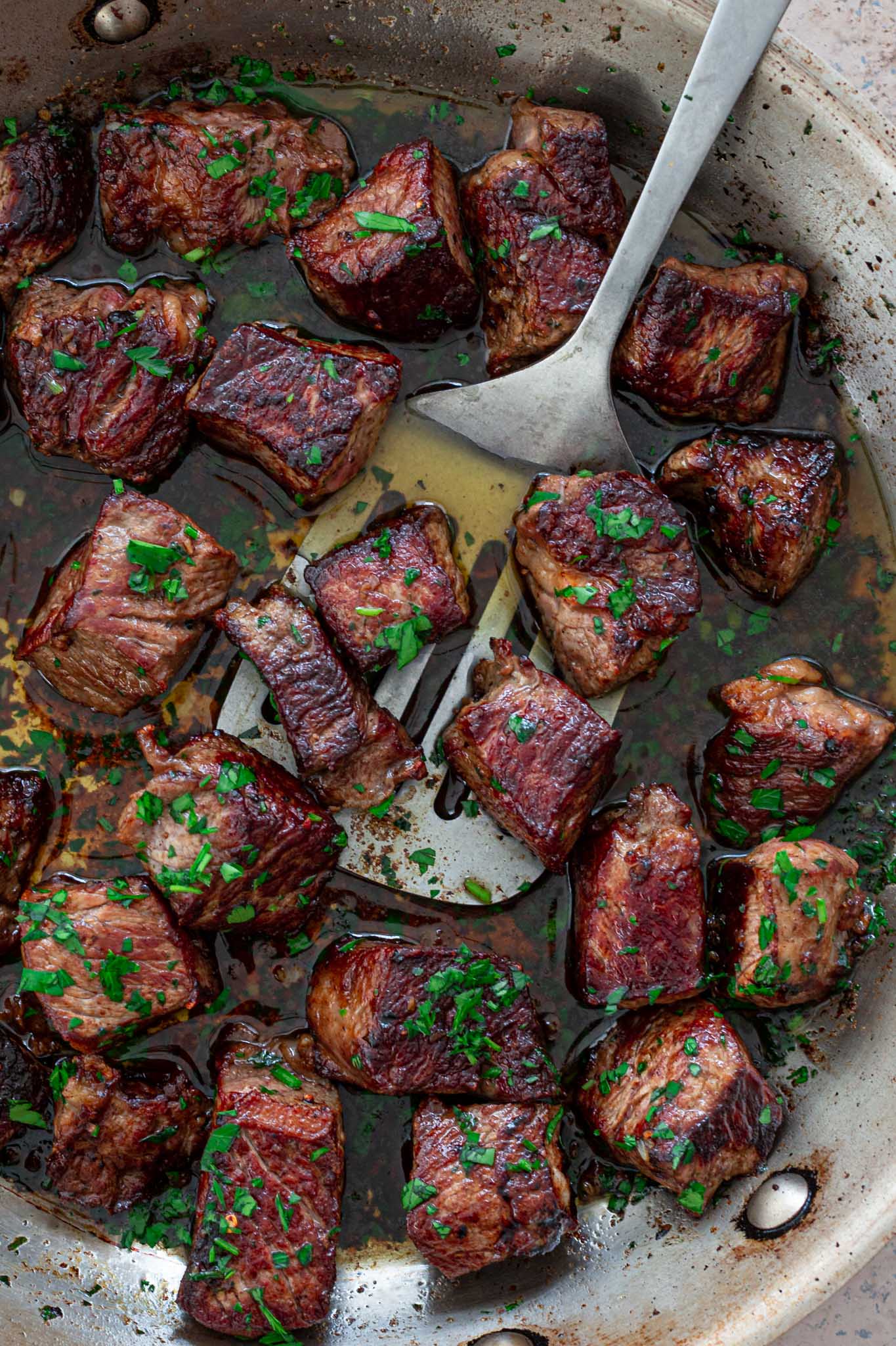 Garlic Butter Steak Bites Recipe (Low Carb) Olivia's Cuisine