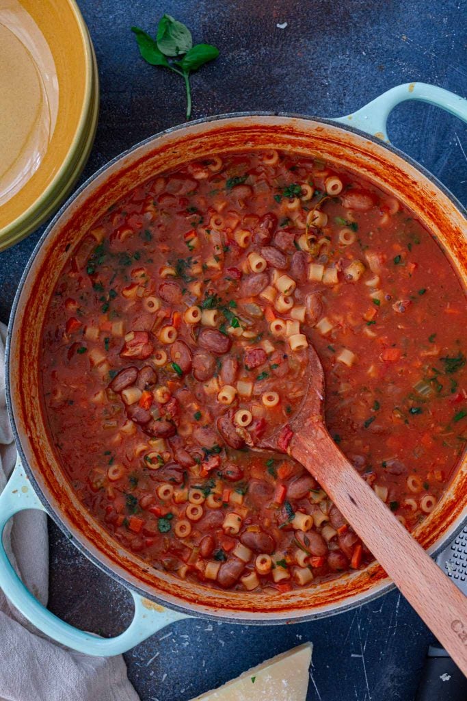 Classic Italian Pasta e Fagioli Soup - 38