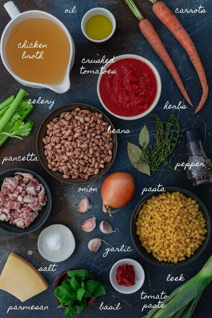 Classic Italian Pasta e Fagioli Soup - 99