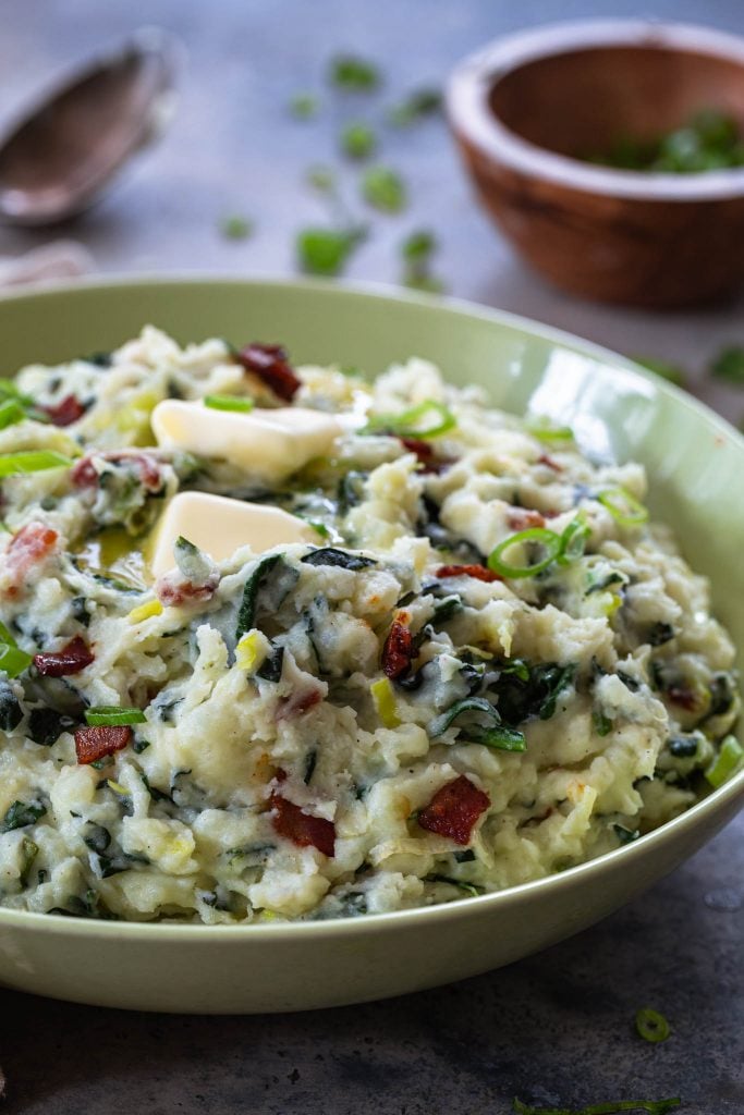 A bowl of Irish Colcannon.