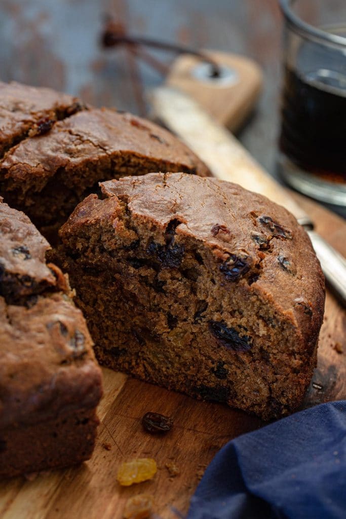 Rich and moist Irish cake.