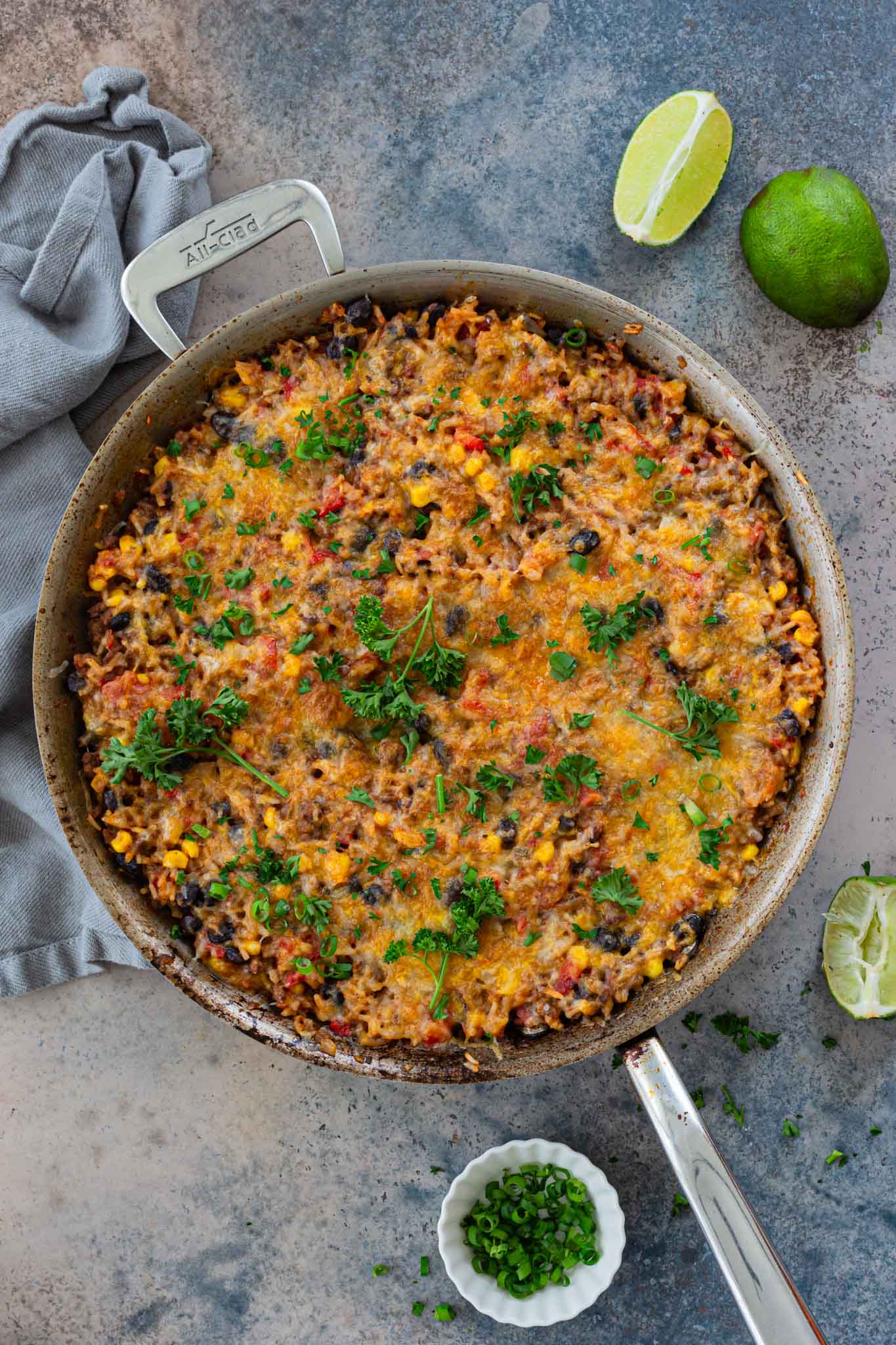 One Pan Mexican Beef and Rice Casserole - Olivia's Cuisine