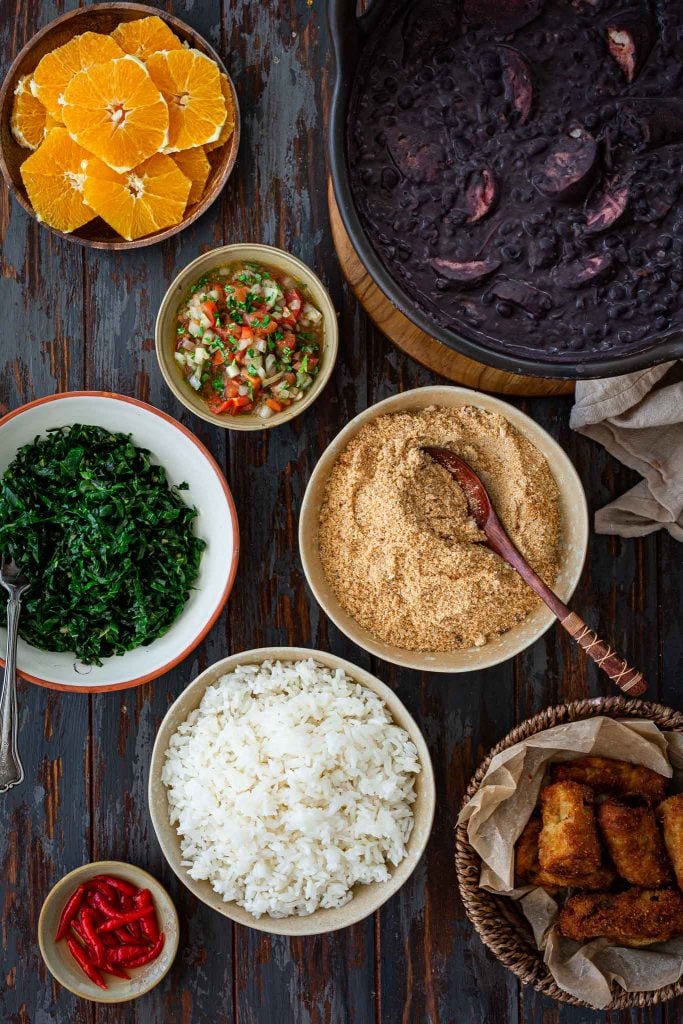 Sides that go with feijoada.