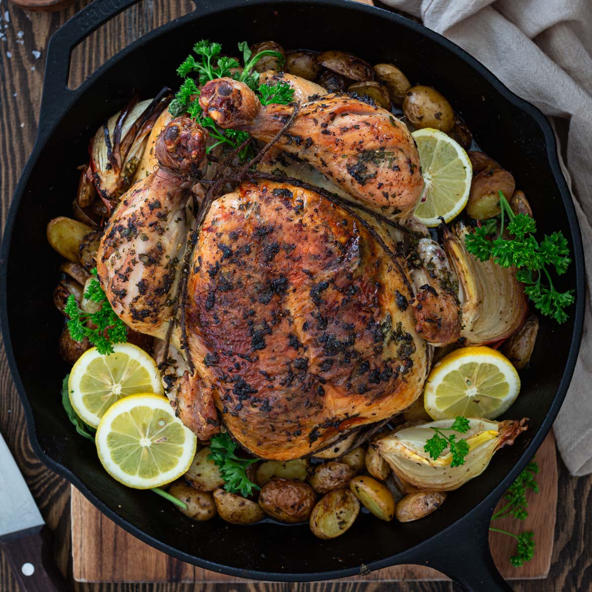 Dutch Oven Whole Roast Chicken - Ahead of Thyme