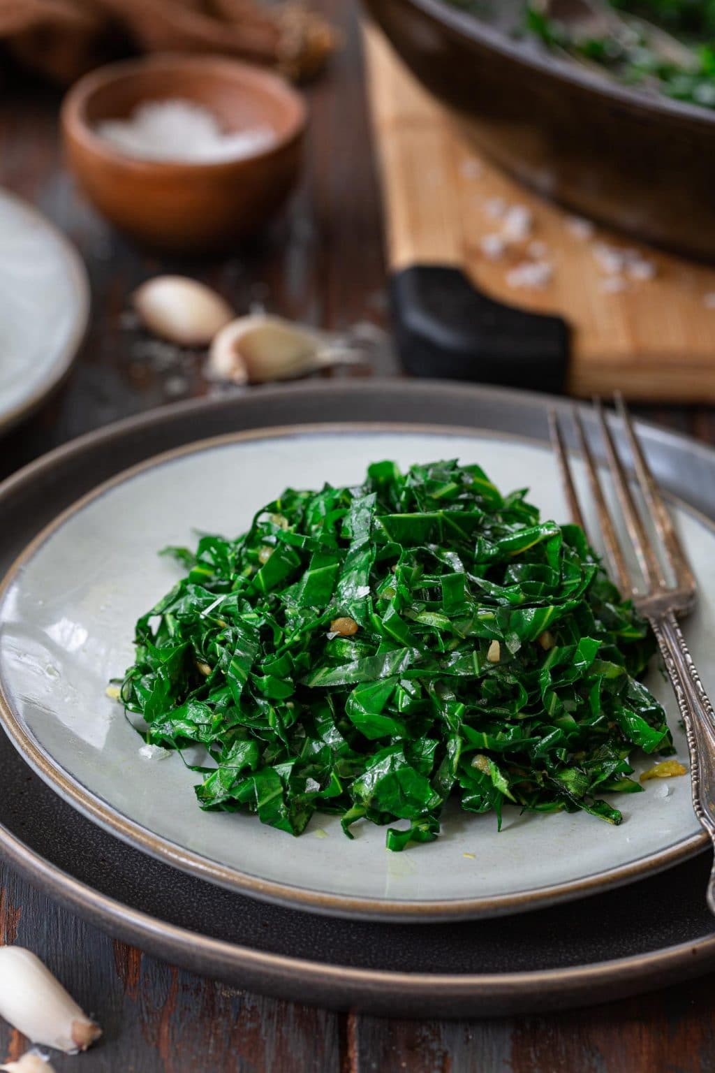 Brazilian Garlicky Collard Greens Recipe Olivia's Cuisine
