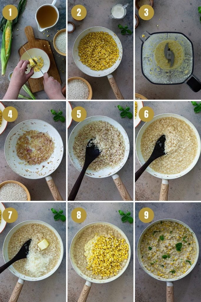 Step by step photos of the recipe.