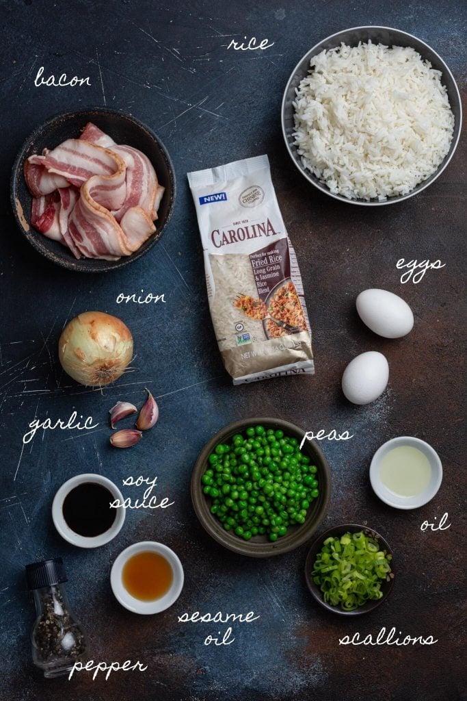 Bacon Fried Rice Recipe  Better than Takeout   - 55