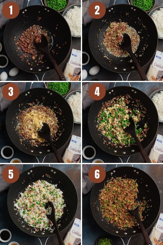 Bacon Fried Rice Recipe  Better than Takeout   - 97