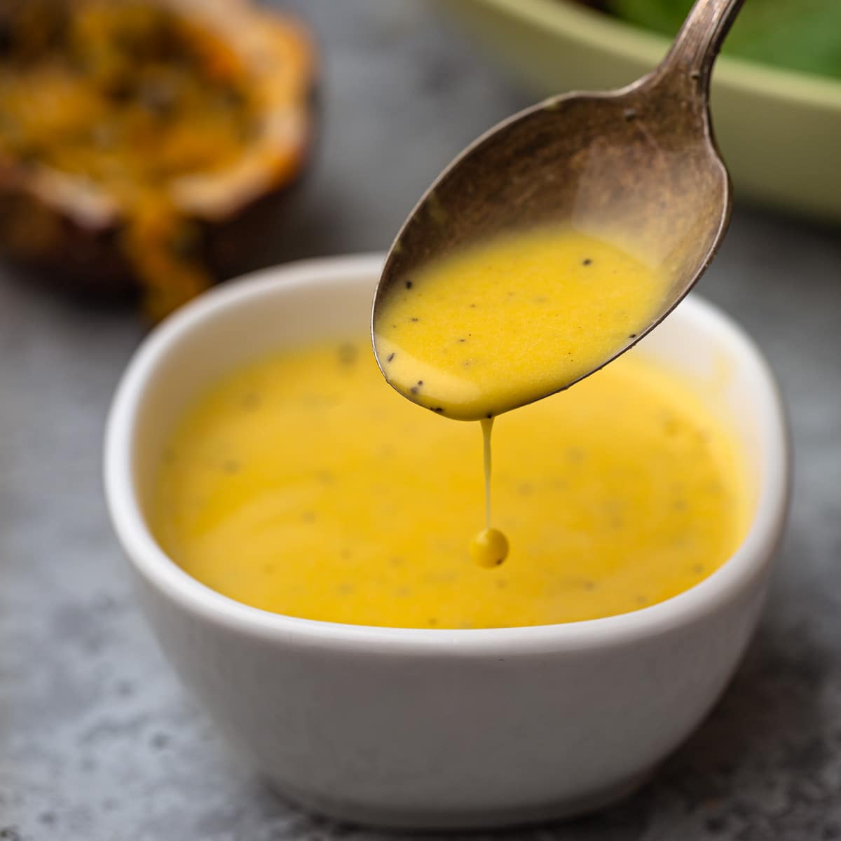 Passion Fruit Vinaigrette Salad Dressing - Olivia&amp;#39;s Cuisine