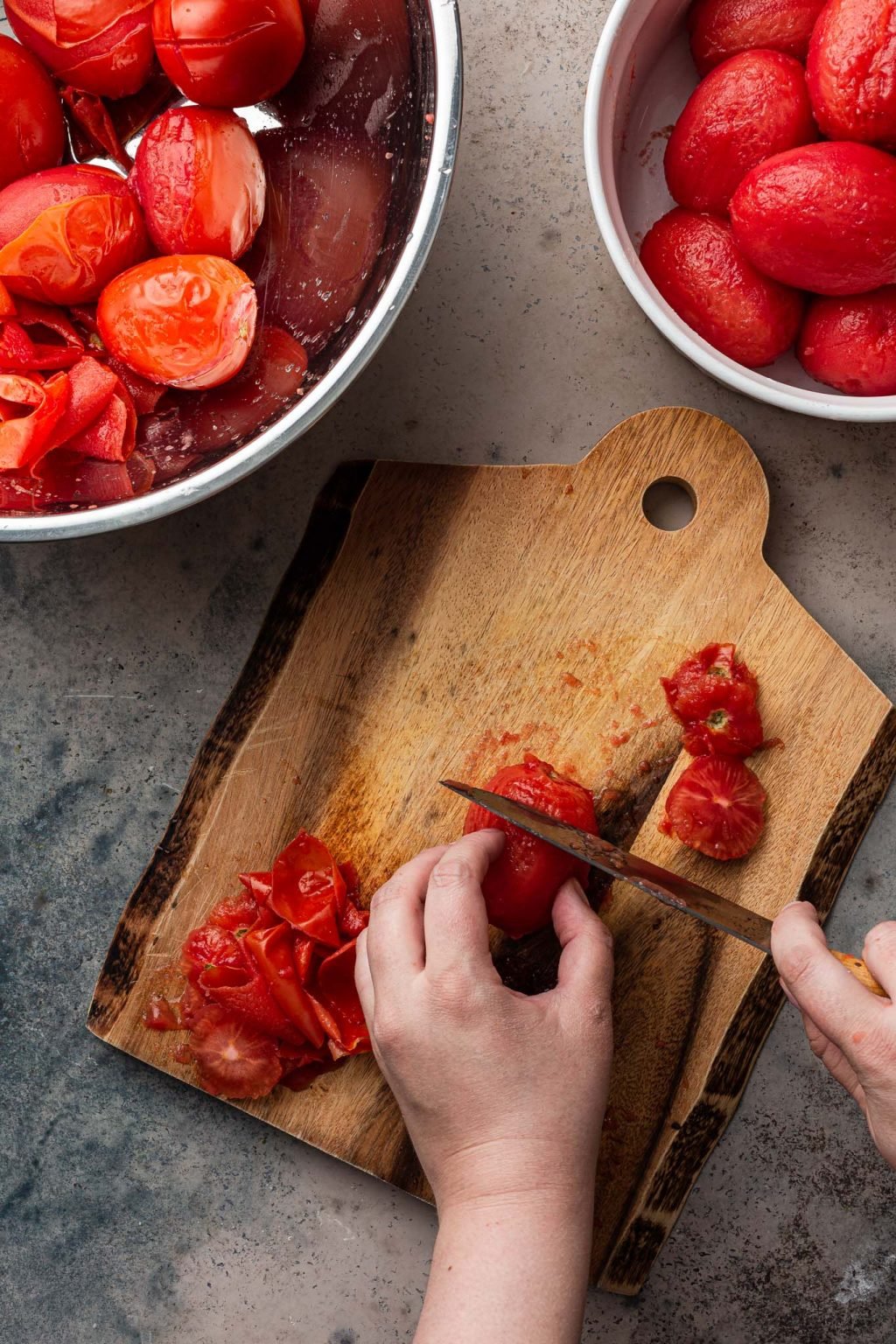 How to peel tomatoes (Blanching Method) Olivia's Cuisine