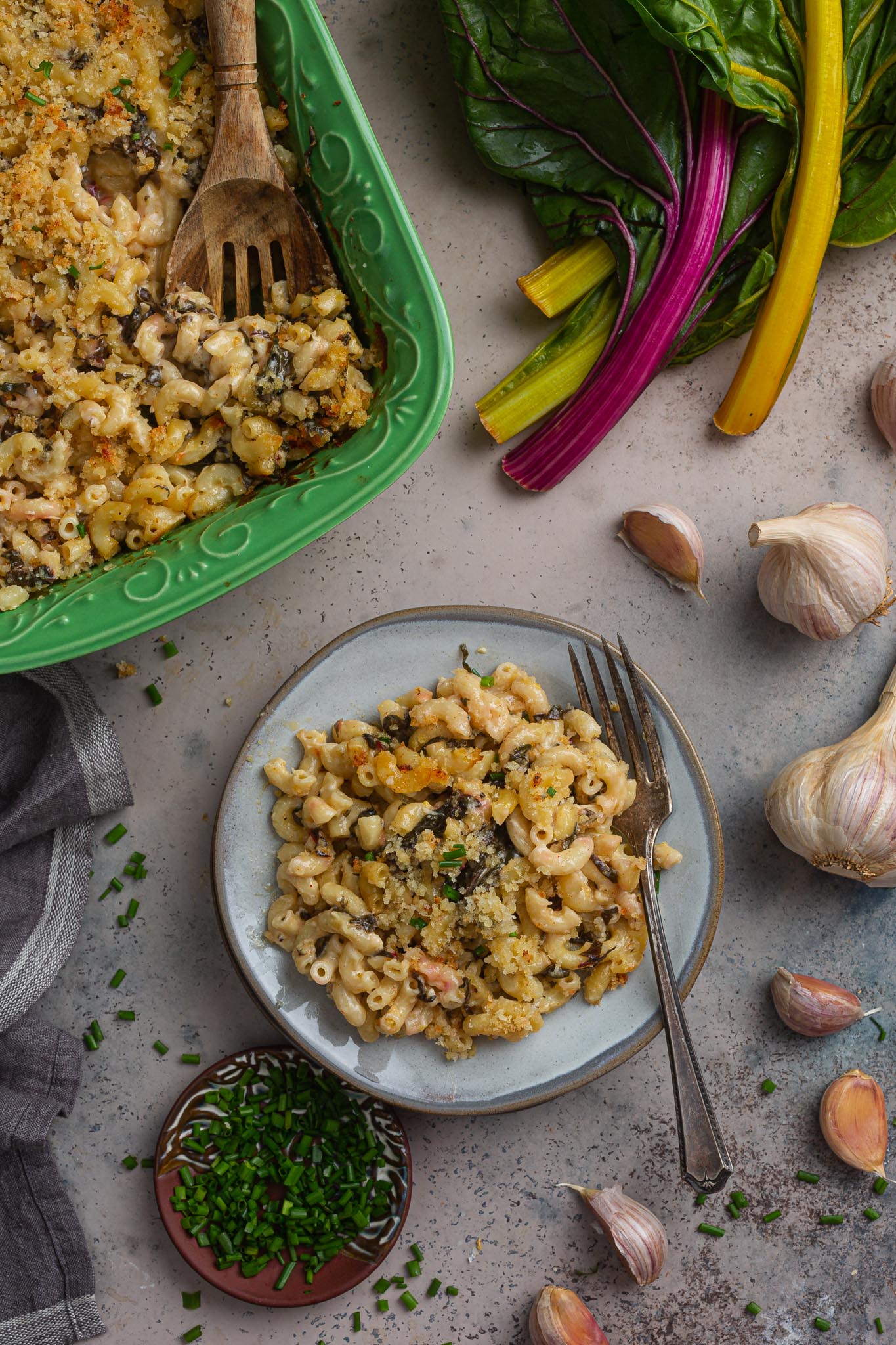 Swiss Chard and Roasted Garlic Mac and Cheese Olivia's Cuisine