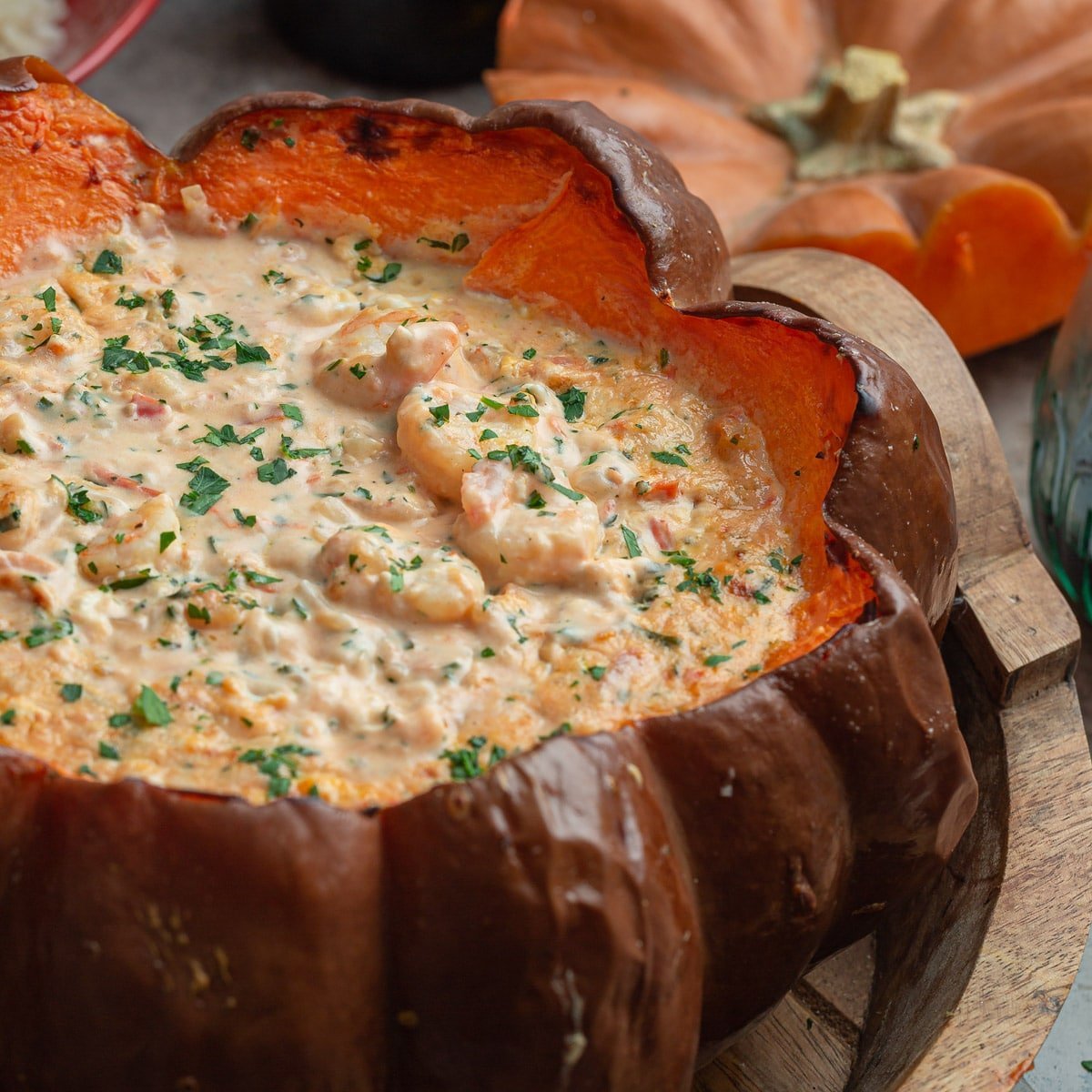 Camarão na Moranga (Brazilian Shrimp Stuffed Pumpkin) - Olivia's ...