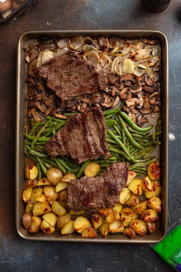 SKILLET STEAK WITH VEGETABLES – 44 Steaks