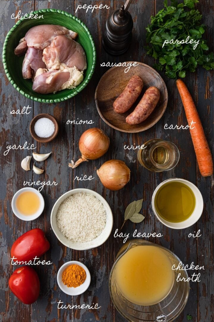 A photo of the ingredients.