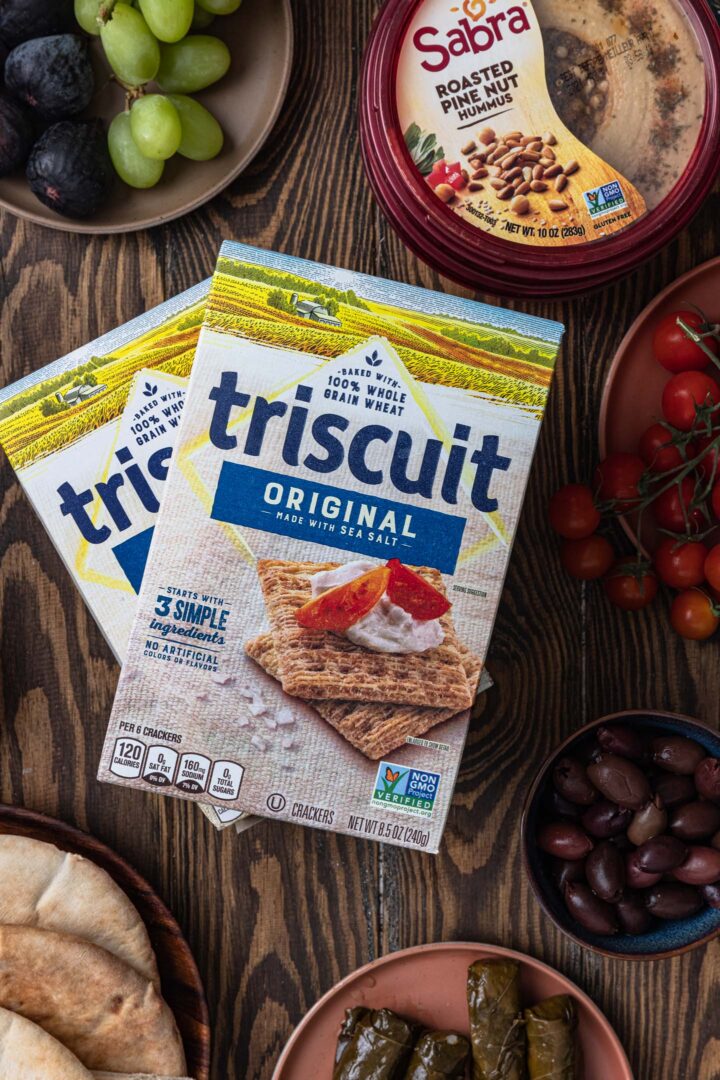 A box of TRISCUIT crackers.