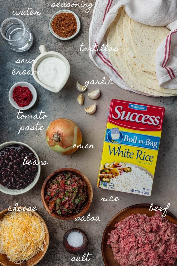 A photo of all the ingredients.