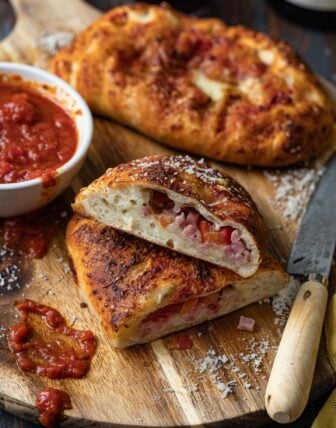 Ham and Cheese Calzone