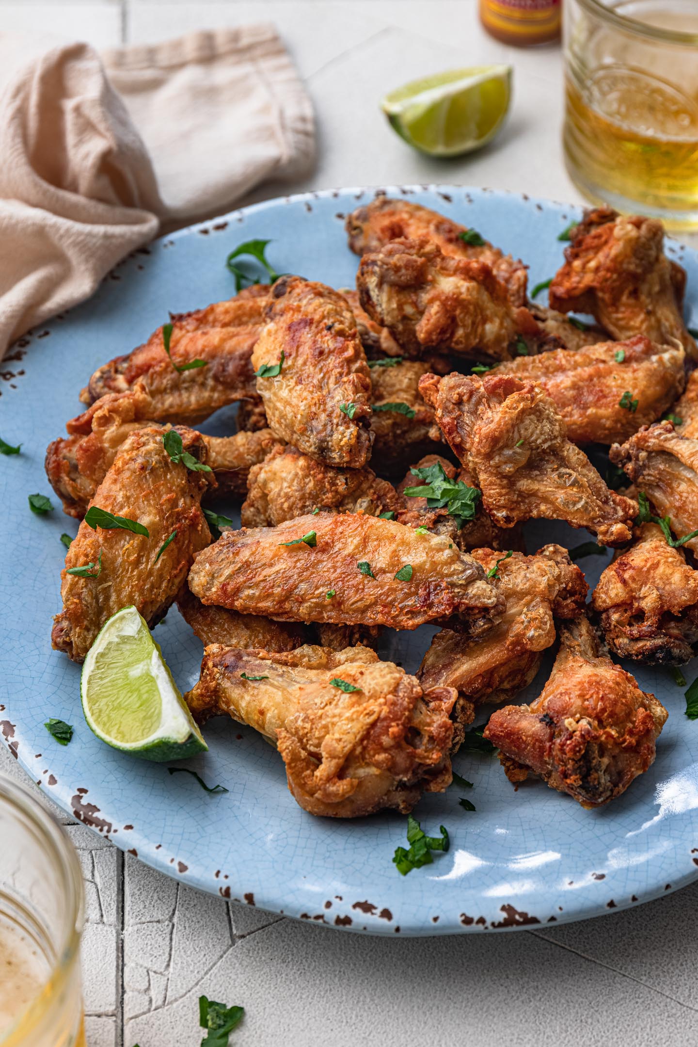 Crispy Air Fryer Chicken Wings (with Secret Ingredient!) - Olivia's Cuisine