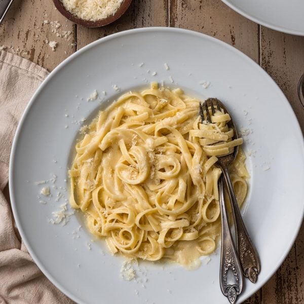 The Original Fettuccine Alfredo (Fettuccine al Burro) Olivia's Cuisine