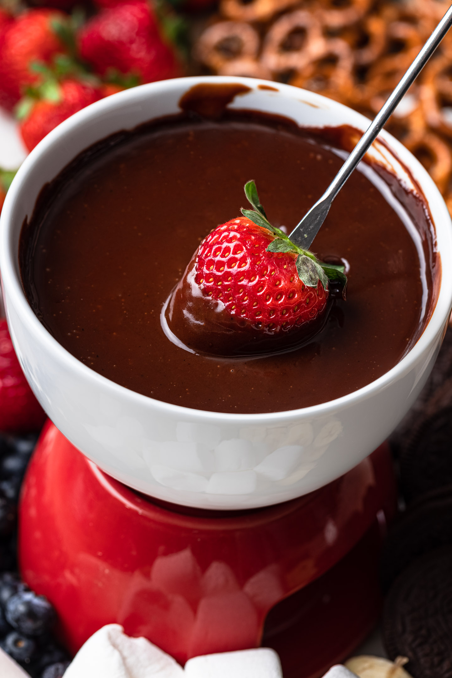 Easy Chocolate Fondue Recipe Only 5 Ingredients Olivia s Cuisine