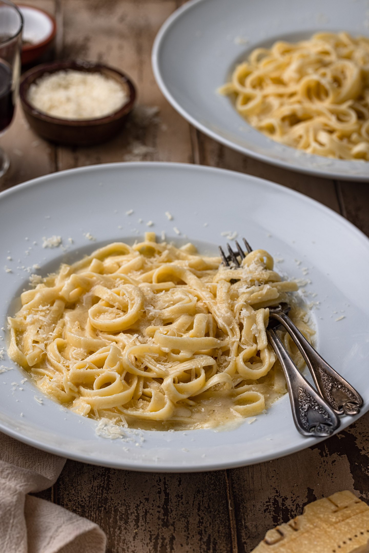 The Original Fettuccine Alfredo (Fettuccine al Burro) - Olivia's Cuisine