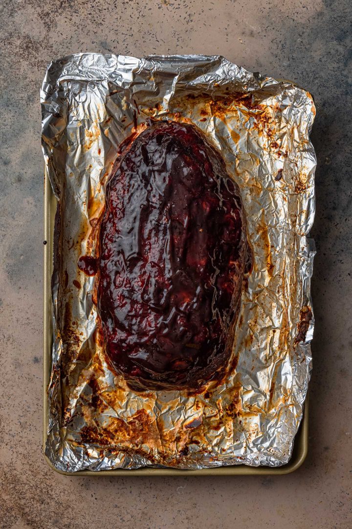 The glazed turkey meatloaf.