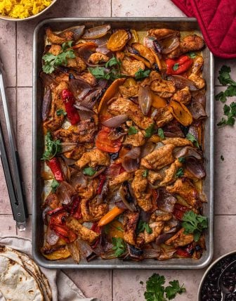 Sheet Pan Chicken Fajitas