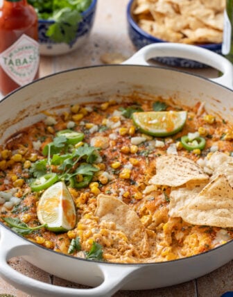 Easy Mexican Street Corn Dip